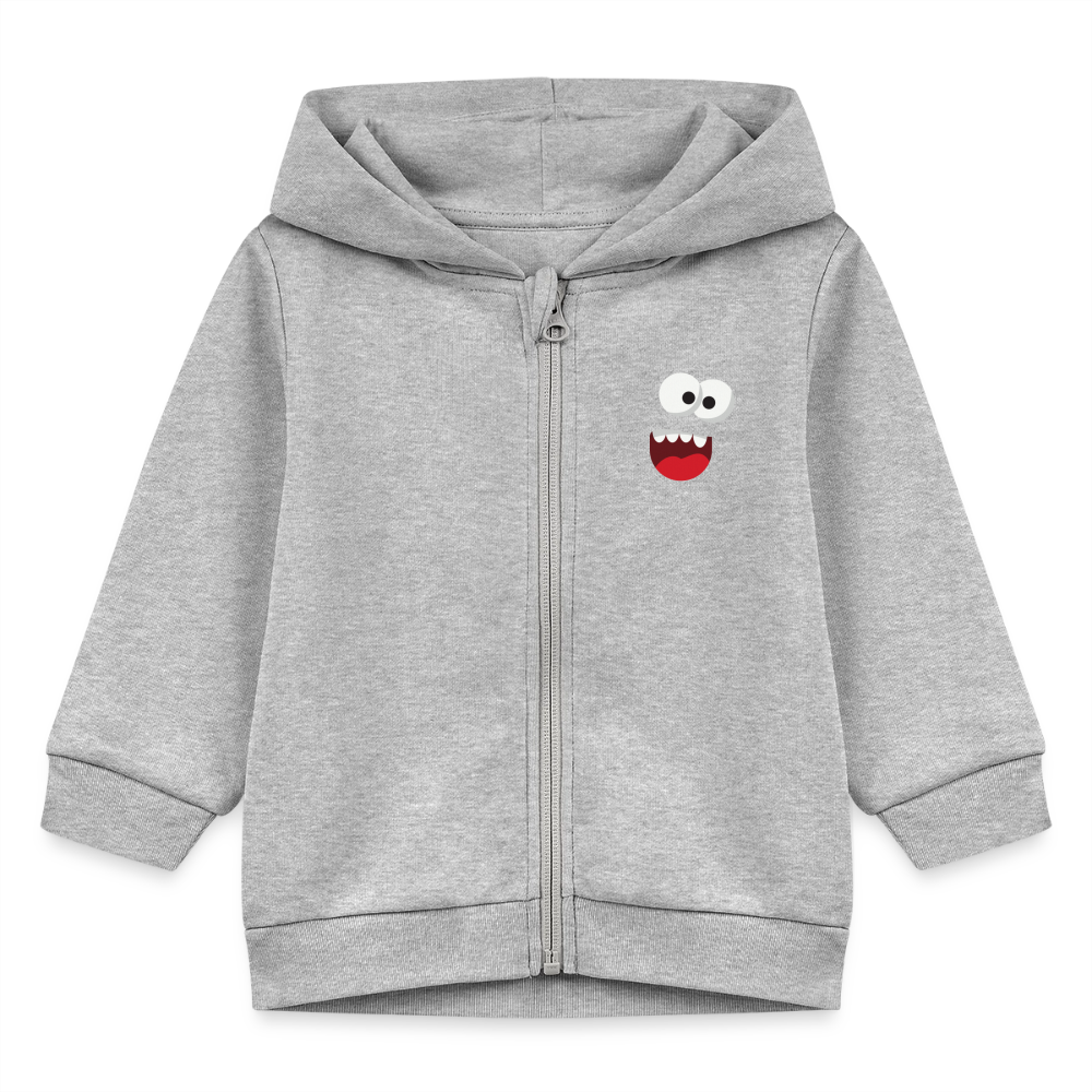 Stanley/Stella Bio Zip Hoodie BABY CONNECTOR - Grau meliert
