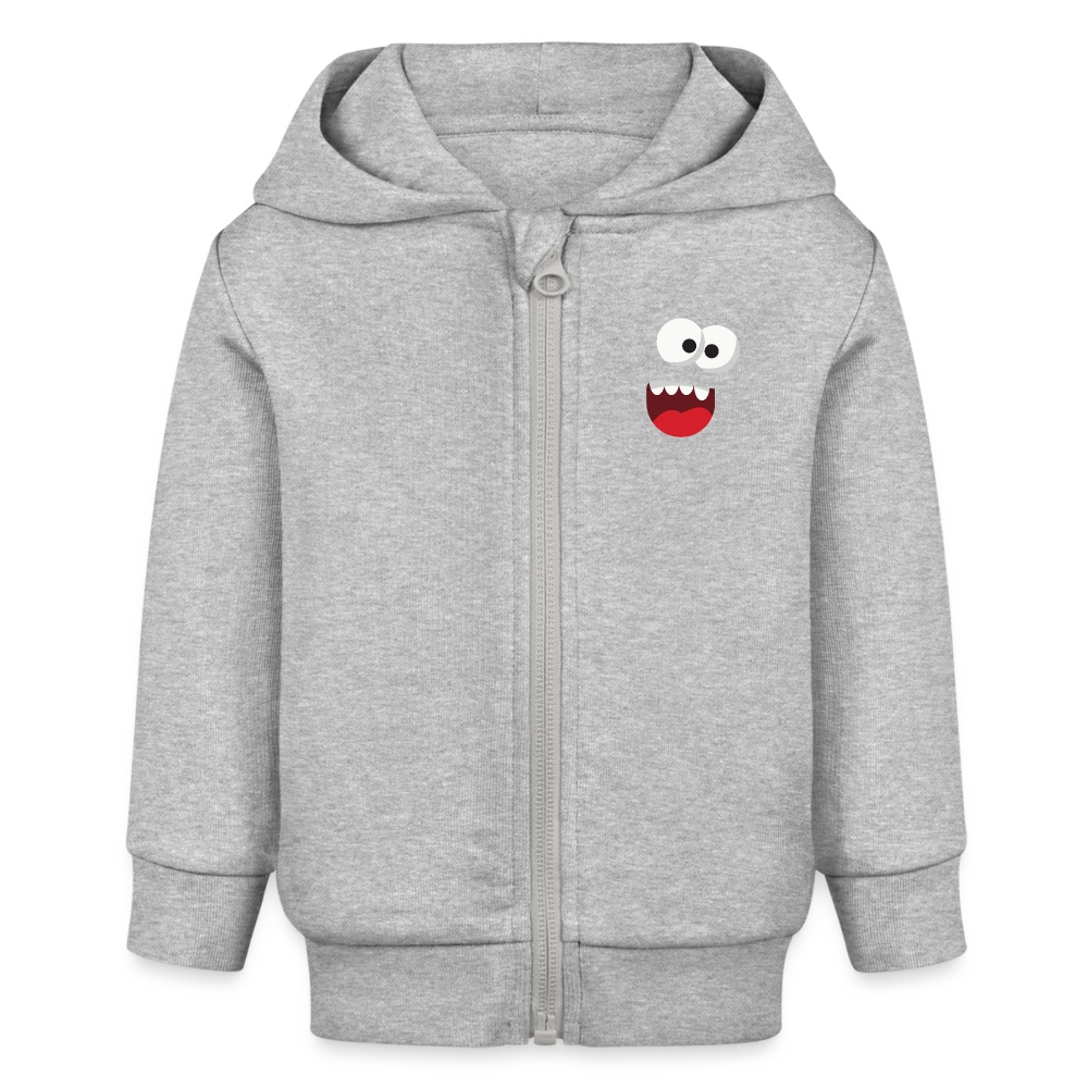 Stanley/Stella Bio Zip Hoodie BABY CONNECTOR - Grau meliert
